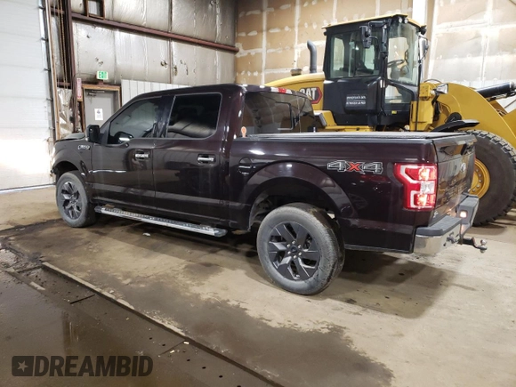 2020 Ford F-150 XL with VIN 1FTEW1EP2LKF10584, listed as a Copart auction lot 60520615 with 64,150 mi miles and Salvage title. Bid and sale history available at DreamBid. Image 2.