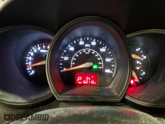 2016 Kia Rio LX with VIN KNADM5A30G6639575, listed as a Copart auction lot 47887945 with 162,110 mi miles and Salvage Title. Bid and sale history available at carsss.com. Image 9.