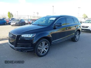2013 Audi Q7 3.0T Premium Plus with VIN WA1LGAFE3DD015182, listed as a IAAI auction lot 42047442 with 113,003 mi miles. Bid and sale history available at carsss.com. Image 2.