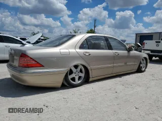 2004 Mercedes-Benz S-Class 5.0L with VIN WDBNG75JX4A420200, listed as a Copart auction lot 69535384 with 0 mi miles and Clean Title. Bid and sale history available at carsss.com. Image 3.