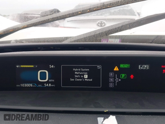 2017 Toyota Prius Two with VIN JTDKARFU9H3050782, listed as a IAAI auction lot 41988295 with 103,009 mi miles and . Bid and sale history available at DreamBid. Image 7.