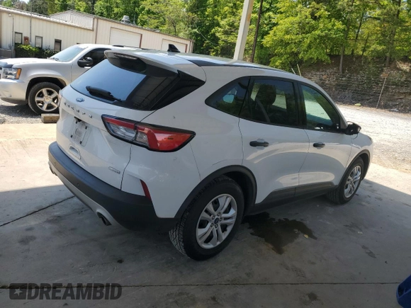 2020 Ford Escape S with VIN 1FMCU0F69LUA84390, listed as a Copart auction lot 53458255 with 107,812 mi miles and Clean Title. Bid and sale history available at carsss.com. Image 3.