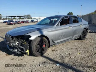 2023 BMW 5 Series 540i with VIN WBA53BJ06PWY00135, listed as a Copart auction lot 46426125 with 49,024 mi miles and Salvage title. Bid and sale history available at DreamBid. Image 1.