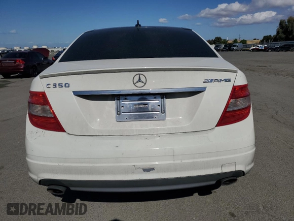 2009 Mercedes-Benz C 350 Sport with VIN WDDGF56X59F298740, listed as a Copart auction lot 56873315 with 153,831 mi miles and Salvage title. Bid and sale history available at DreamBid. Image 6.
