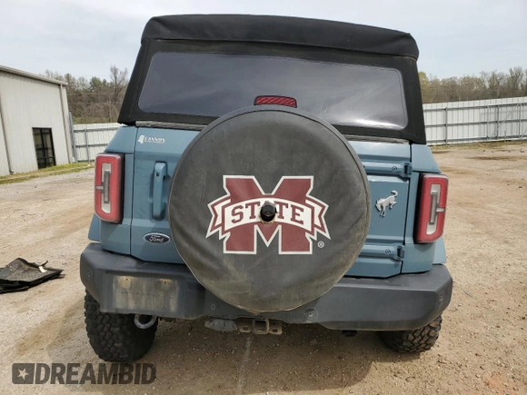 2021 Ford Bronco с VIN 1FMEE5BP5MLA91314, выставлен на аукционе Copart как лот 50746695 с пробегом 75 478 миль миль и Списание • Salvage title. История ставок и продаж доступна на DreamBid. Изображение 6.