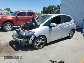 2015 Honda Fit EX-L with VIN 3HGGK5H84FM749729, listed as a Copart auction lot 61450914 with Not Provided miles and Salvage Title. Bid and sale history available at carsss.com. Image 1.