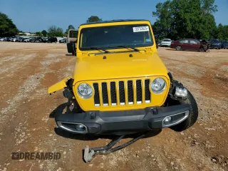 2019 Jeep Wrangler Unlimited Sahara с VIN 1C4HJXEG1KW529732, выставлен на аукционе Copart как лот 59753625 с пробегом 82 954 миль миль и Списание • Salvage title. История ставок и продаж доступна на DreamBid. Изображение 5.