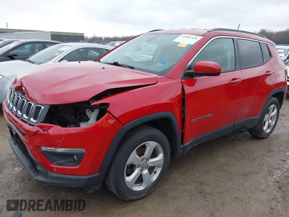2017 Jeep Compass Latitude with VIN 3C4NJCBB4HT653125, listed as a IAAI auction lot 42006468 with Not provided miles and . Bid and sale history available at DreamBid. Image 18.