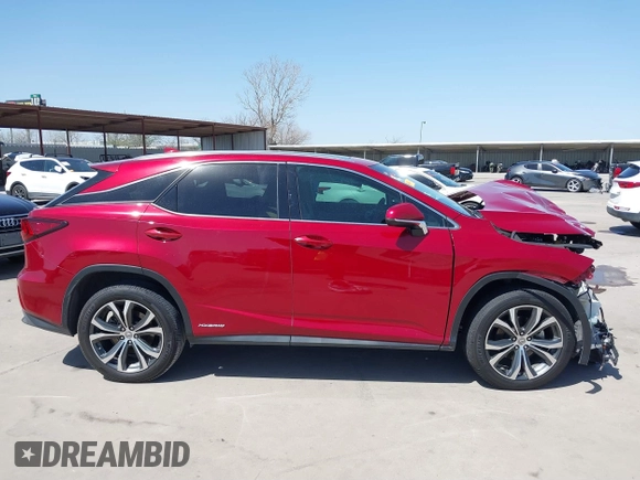 2017 Lexus RX with VIN 2T2BGMCA2HC017573, listed as a IAAI auction lot 41855347 with 57,010 mi miles. Bid and sale history available at carsss.com. Image 14.