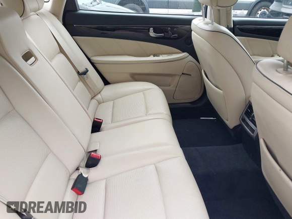 2014 Hyundai Equus Signature with VIN KMHGH4JH0EU085887, listed as a IAAI auction lot 42042823 with 77,527 mi miles and . Bid and sale history available at DreamBid. Image 8.