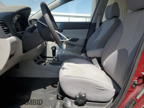 2010 Hyundai Accent GLS with VIN KMHCN4AC0AU489696, listed as a Copart auction lot 53842655 with 162,582 mi miles and Clean Title. Bid and sale history available at carsss.com. Image 7.