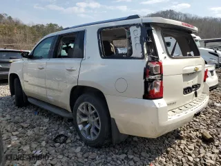 2015 Chevrolet Tahoe LT with VIN 1GNSKBKC7FR268013, listed as a Copart auction lot 45817295 with 125,884 mi miles and Salvage Title. Bid and sale history available at carsss.com. Image 2.