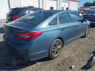 2017 Hyundai Sonata SE with VIN 5NPE24AF5HH506187, listed as a IAAI auction lot 41593078 with 154,549 mi miles. Bid and sale history available at carsss.com. Image 4.