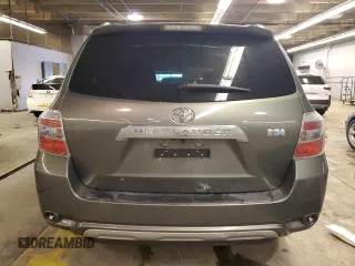 2010 Toyota Highlander Hybrid with VIN JTEBW3EHXA2039378, listed as a Copart auction lot 87693835 with 81,365 mi miles and Salvage Title. Bid and sale history available at carsss.com. Image 6.