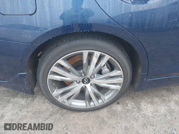 2020 Infiniti Q50 Luxe with VIN JN1EV7AR8LM250180, listed as a IAAI auction lot 41836636 with 53,627 mi miles and . Bid and sale history available at DreamBid. Image 18.