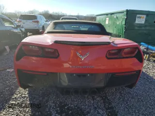 2019 Chevrolet Corvette 3LT with VIN 1G1YF3D75K5115928, listed as a Copart auction lot 86911444 with 0 mi miles and Salvage Title. Bid and sale history available at carsss.com. Image 6.