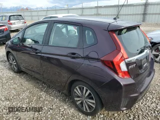 2015 Honda Fit EX-L with VIN 3HGGK5H86FM730356, listed as a Copart auction lot 55762815 with 37,141 mi miles and Salvage title. Bid and sale history available at DreamBid. Image 2.