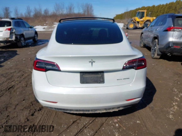 2020 Tesla Model 3 Long Range with VIN 5YJ3E1EB9LF735340, listed as a IAAI auction lot 41765919 with Not Provided miles. Bid and sale history available at carsss.com. Image 16.