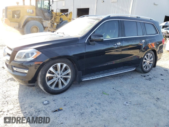 2014 Mercedes-Benz GL-Class GL 450 with VIN 4JGDF7CEXEA355528, listed as a Copart auction lot 52500485 with 156,067 mi miles and Salvage Title. Bid and sale history available at carsss.com. Image 1.