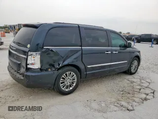 2013 Chrysler Town & Country Touring L with VIN 2C4RC1CG4DR734357, listed as a Copart auction lot 53528215 with 146,680 mi miles and Salvage Title. Bid and sale history available at DreamBid. Image 3.