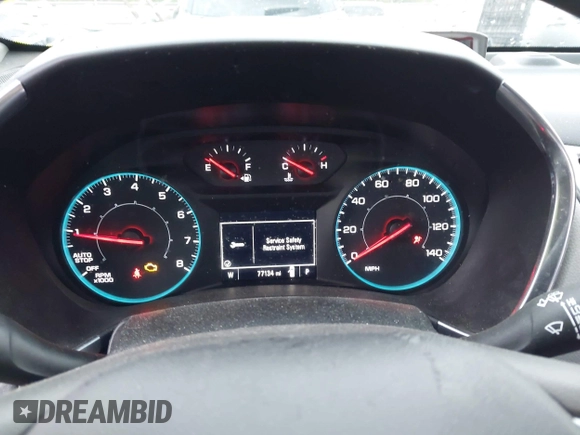 2020 Chevrolet Equinox LS with VIN 2GNAXHEV3L6284987, listed as a IAAI auction lot 41931605 with 77,134 mi miles. Bid and sale history available at carsss.com. Image 7.