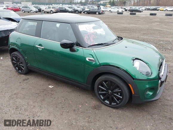 2021 MINI Hardtop Cooper with VIN WMWXR3C09M2N45834, listed as a IAAI auction lot 41892670 with 10,512 mi miles and . Bid and sale history available at DreamBid. Image 1.