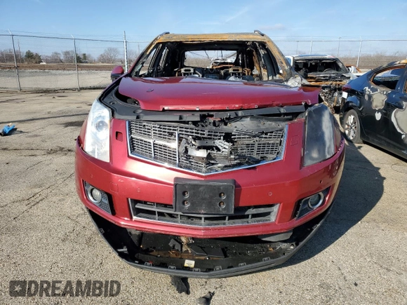 2011 Cadillac SRX Performance Collection with VIN 3GYFNEEY8BS535199, listed as a Copart auction lot 44542235 with 0 mi miles and Salvage Title. Bid and sale history available at carsss.com. Image 5.