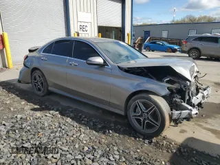 2020 Mercedes-Benz C 300 with VIN WDDWF8EB7LR541568, listed as a Copart auction lot 55148375 with Not provided miles and Salvage title. Bid and sale history available at DreamBid. Image 4.