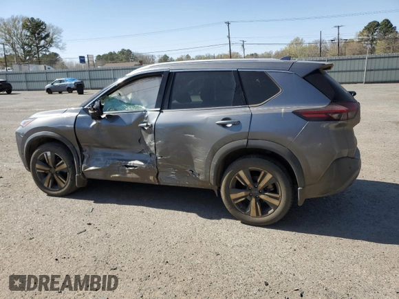 2023 Nissan Rogue SL with VIN 5N1BT3CA8PC761501, listed as a Copart auction lot 49505045 with 37,856 mi miles and Salvage Title. Bid and sale history available at carsss.com. Image 2.