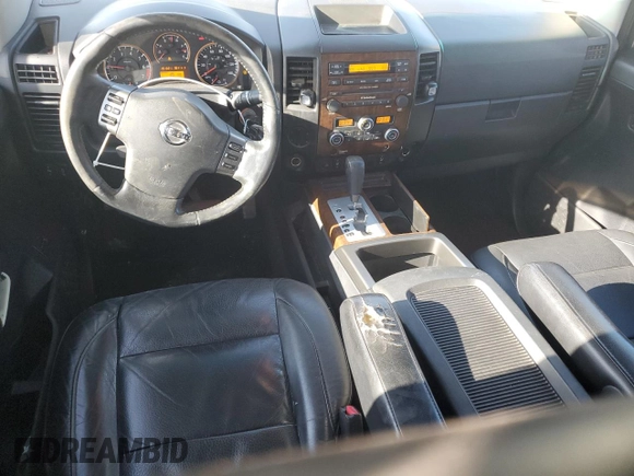 2008 Nissan Titan SE with VIN 1N6BA07D38N323890, listed as a Copart auction lot 43564945 with 191,321 mi miles and Salvage Title. Bid and sale history available at carsss.com. Image 8.