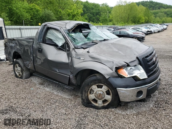 2012 Ford F-150 XL with VIN 1FTMF1EM0CFB22909, listed as a Copart auction lot 55887475 with 154,966 mi miles and Salvage title. Bid and sale history available at DreamBid. Image 4.