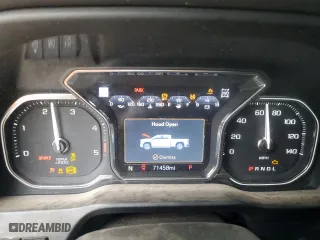 2021 GMC Sierra 2500HD AT4 with VIN 1GT49PEY4MF151246, listed as a Copart auction lot 49975935 with 71,458 mi miles and Salvage Title. Bid and sale history available at carsss.com. Image 9.