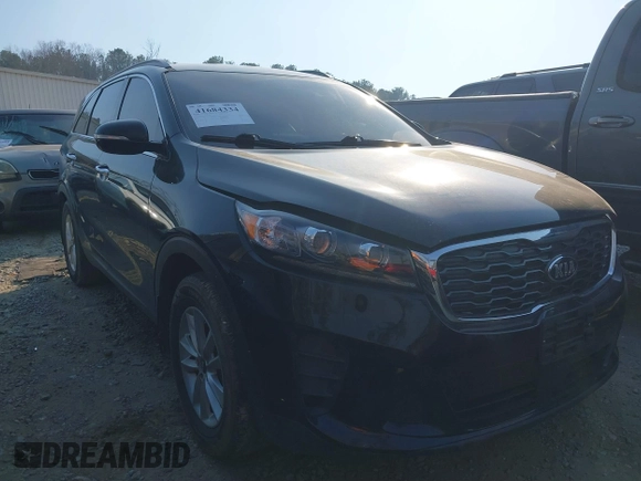 2020 Kia Sorento LX with VIN 5XYPG4A3XLG676836, listed as a IAAI auction lot 41684334 with 76,712 mi miles. Bid and sale history available at carsss.com. Image 1.