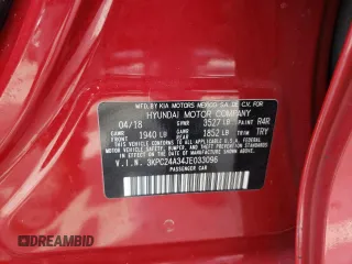 2018 Hyundai Accent SEL z VIN 3KPC24A34JE033096, wystawiony jako Copart lot #52098445 z przebiegiem 64 426 mil mil oraz Szkoda całkowita • Salvage title. Historia ofert i sprzedaży dostępna na DreamBid. Obrazek 12.