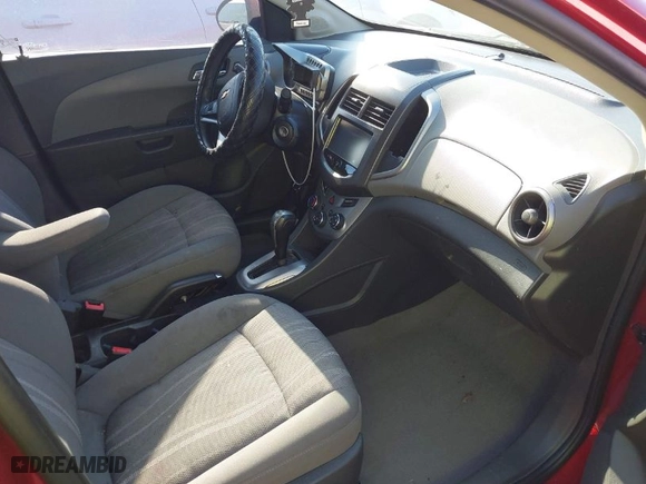 2016 Chevrolet Sonic LT with VIN 1G1JC5SH1G4117433, listed as a IAAI auction lot 42078979 with 167,201 mi miles. Bid and sale history available at carsss.com. Image 5.