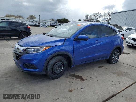 2021 Honda HR-V EX with VIN 3CZRU6H56MM750353, listed as a Copart auction lot 49117395 with Not Provided miles and Clean Title. Bid and sale history available at DreamBid. Image 1.