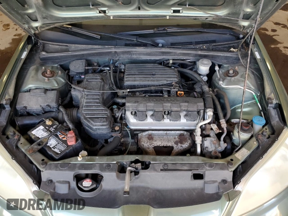 2004 Honda Civic LX with VIN 1HGES16584L020091, listed as a Copart auction lot 50308095 with 97,208 mi miles and Salvage Title. Bid and sale history available at DreamBid. Image 11.