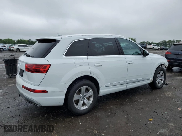 2019 Audi Q7 Premium Plus with VIN WA1LHAF79KD024240, listed as a Copart auction lot 57063645 with 77,844 mi miles and Salvage title. Bid and sale history available at DreamBid. Image 3.