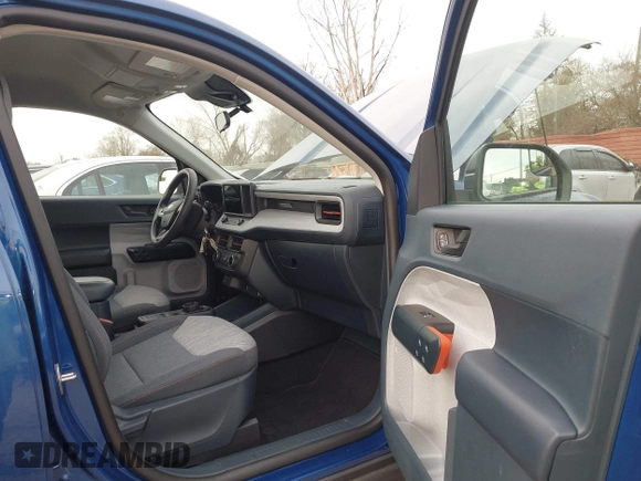 2023 Ford Maverick XL with VIN 3FTTW8E31PRA17316, listed as a IAAI auction lot 42061876 with 25,485 mi miles and . Bid and sale history available at DreamBid. Image 5.