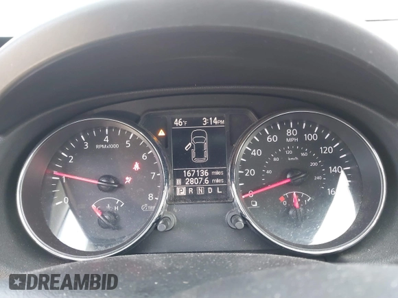 2013 Nissan Rogue S with VIN JN8AS5MV4DW140108, listed as a IAAI auction lot 41755922 with 167,136 mi miles and . Bid and sale history available at DreamBid. Image 7.