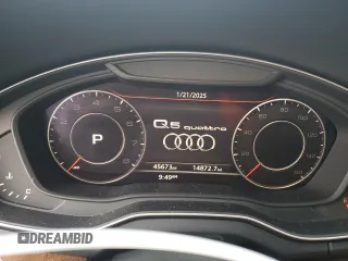2018 Audi Q5 Premium Plus with VIN WA1BNAFY3J2051831, listed as a Copart auction lot 88933845 with 45,673 mi miles and Salvage Title. Bid and sale history available at carsss.com. Image 9.