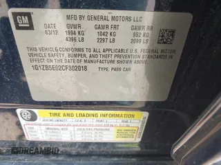 2012 Chevrolet Malibu 1LS с VIN 1G1ZB5E02CF302018, выставлен на аукционе IAAI как лот 42836734 с пробегом 86 124 миль миль и . История ставок и продаж доступна на DreamBid. Изображение 9.