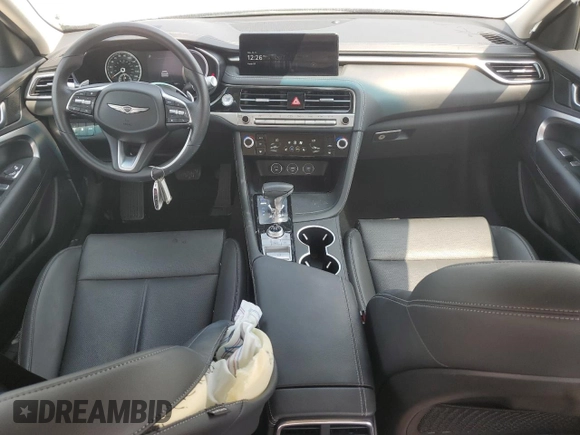2025 Genesis G70 2.5T with VIN KMTG34SC3SU150511, listed as a Copart auction lot 64469965 with 15,861 mi miles and Clean title. Bid and sale history available at DreamBid. Image 8.