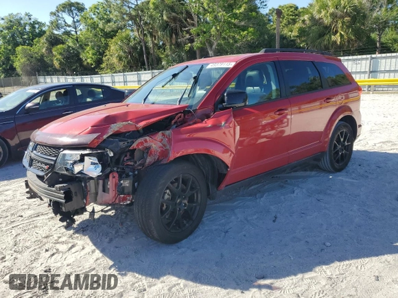 2015 Dodge Journey SXT with VIN 3C4PDCBB6FT691940, listed as a Copart auction lot 49379115 with 108,827 mi miles and Salvage Title. Bid and sale history available at carsss.com. Image 1.
