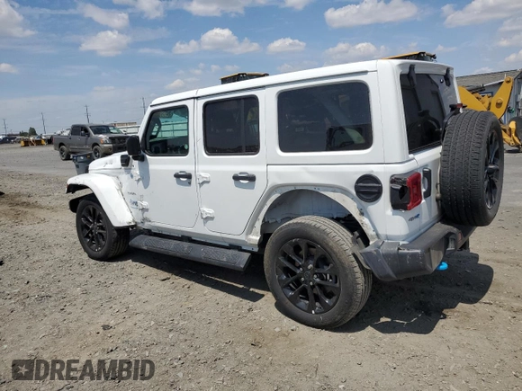 2024 Jeep Wrangler Sahara с VIN 1C4RJXP62RW275130, выставлен на аукционе Copart как лот 62665895 с пробегом 21 521 миль миль и На запчасти • Non repairable. История ставок и продаж доступна на DreamBid. Изображение 2.