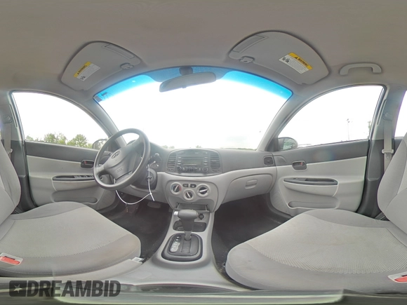 2008 Hyundai Accent GLS with VIN KMHCN46C48U205120, listed as a Copart auction lot 58738075 with 158,061 mi miles and Salvage title. Bid and sale history available at DreamBid. Image 14.
