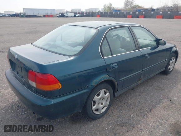 1998 Honda Civic EX z VIN 1HGEJ8640WL018230, wystawiony jako IAAI lot #41914209 z przebiegiem 213 939 mil mil oraz . Historia ofert i sprzedaży dostępna na DreamBid. Obrazek 4.