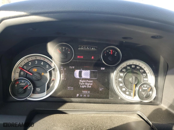 2016 Ram 2500 Lone Star with VIN 3C6UR5DL1GG199128, listed as a Copart auction lot 49375485 with 72,548 mi miles and Salvage Title. Bid and sale history available at carsss.com. Image 9.