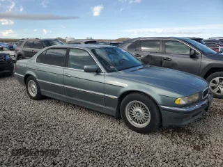 2001 BMW 7 Series 740iL with VIN WBAGH834X1DP34124, listed as a Copart auction lot 43936465 with 124,279 mi miles and Clean Title. Bid and sale history available at carsss.com. Image 4.