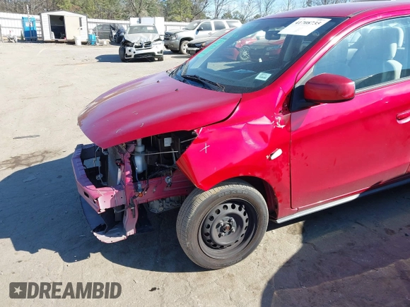 2020 Mitsubishi Mirage ES z VIN ML32F3FJ7LHF04887, wystawiony jako IAAI lot #41708735 z przebiegiem 72 512 mil mil oraz . Historia ofert i sprzedaży dostępna na DreamBid. Obrazek 12.